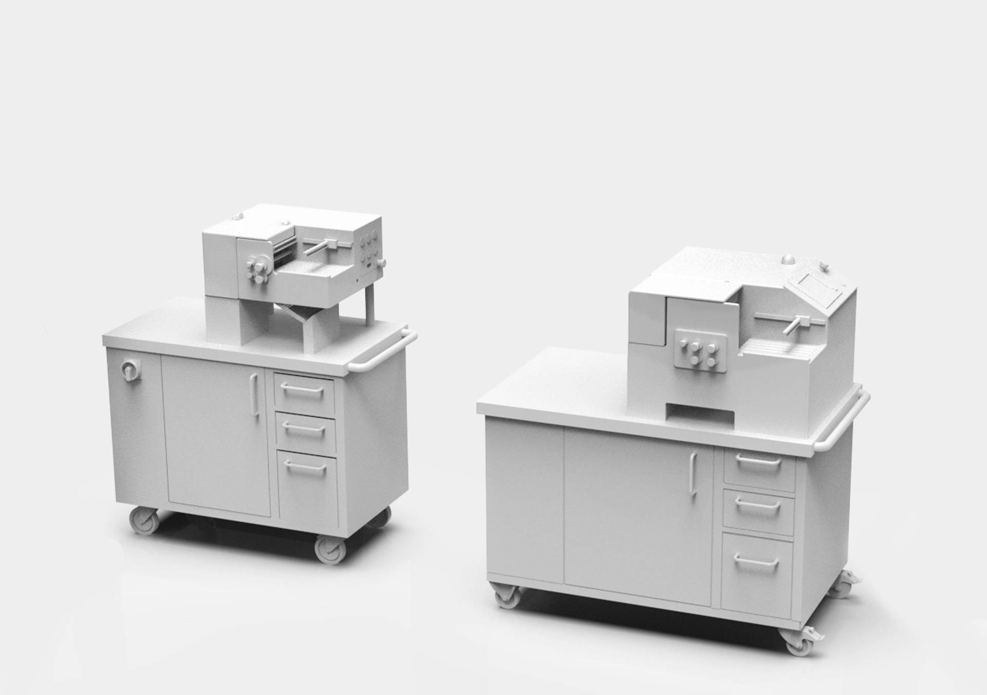 Ausgangslage der depaq Blisterentleerungsmaschinen vor dem Redesign