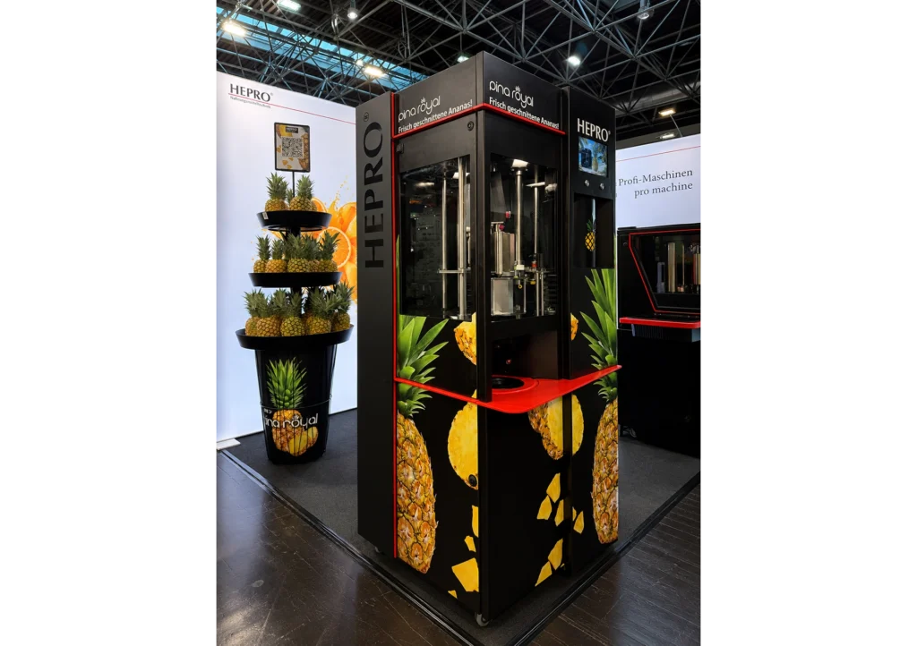 HEPRO pina royal auf einer Fachmesse präsentiert